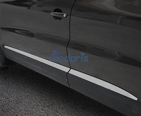 Car Styling Stainless Steel Body Side Door Garnish Moulding Trim Guard