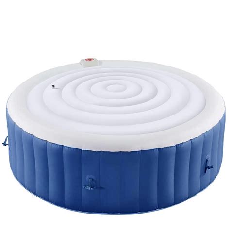 Snapklik Ft Inflatable Hot Tub Cover Energy Saving Lid For Round Hot Tub Foldable