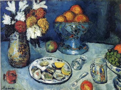 Still Life The Dessert Pablo Picasso Wikiart Org