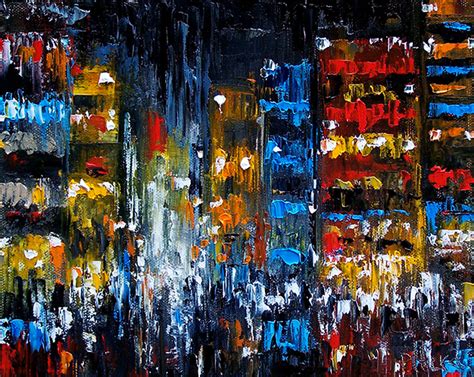 Debra Hurd Original Paintings AND Jazz Art: Abstract cityscape art ...