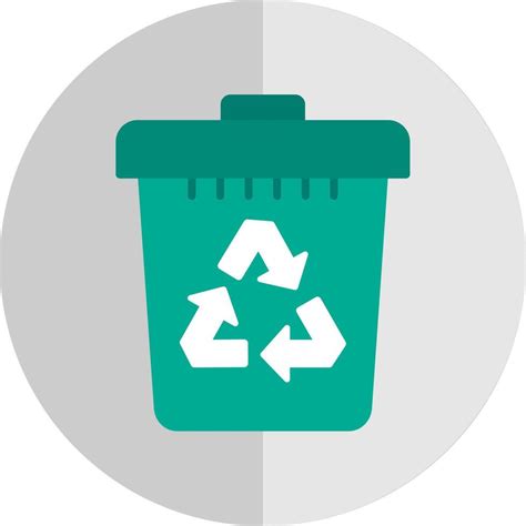 Reciclar Compartimiento Plano Escala Icono Dise O Vector En