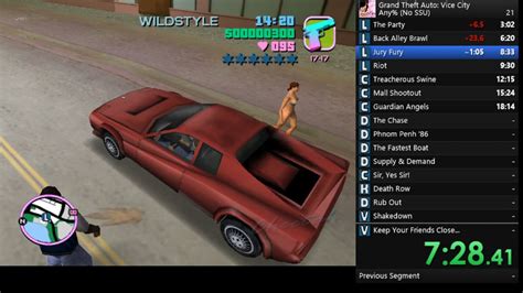 Grand Theft Auto Vice City İlk Speedrun Denemesi Any No Ssu Youtube