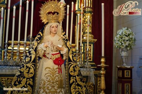 La Virgen de la Piedad llevará en la Magna Mariana el manto bordado de