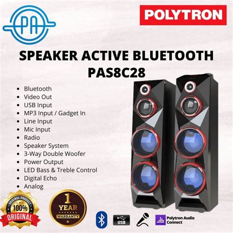 Promo Spesial Speaker Active Polytron Pas C Speaker Aktif Polytron