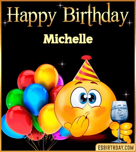 Happy Birthday Michelle  🎂 Images Animated Wishes【28 S】