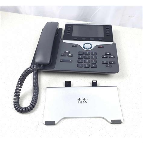 Cisco 8811 Ip Phone Cp 8811 5 Line Voip Color Lcd Display Poe Charcoal W Stand Work Great