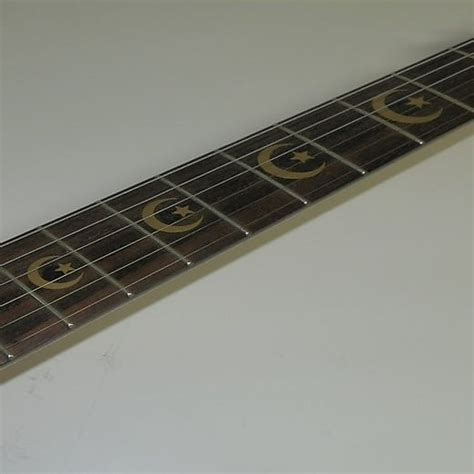 Crescent Moon And Stars Gold Stickers Inlay Fret Markers Reverb Uk