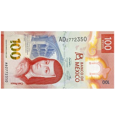 México 100 Pesos 2020 Pick Nuevo Realidad Virtual Número Bonito