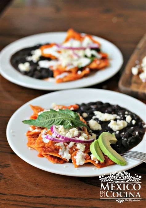 Chilaquiles Mexicanos Rojos La Receta Perfecta