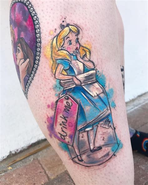 Wonderland Tattoo Alice In Wonderland Briar Rose Uk Artist Disney