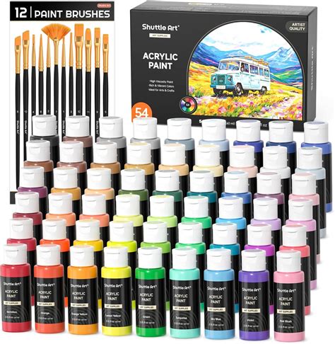 Colors Acrylic Paint Shuttle Art Acrylic Paint Set With Paint