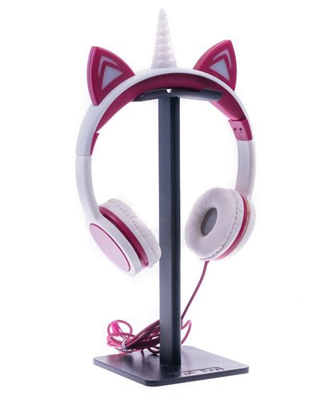 Gabba Goods Kids Safesounds Unicorn Led Light Up Wired Headphones Macys