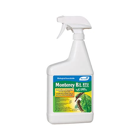 Monterey Lg 6338 Xcp12 Insect Killer Bt Rtu Organic Liquid 32 Oz