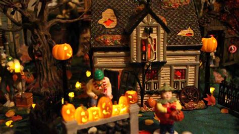 Dept 56 Halloween Village 1 Of 2 Youtube