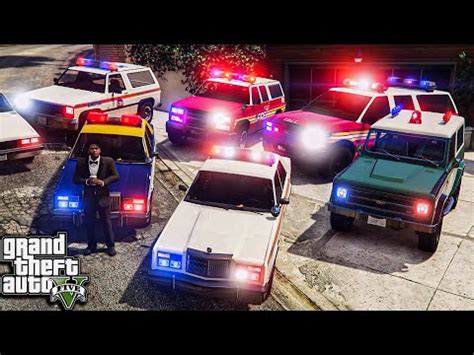 Gta Stealing Liberty City Fire Department Vehicles With Franklin