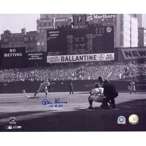 Don Larsen Authentic Autographed 11 X 14 World Series Photograph