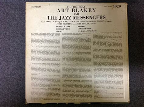 Popsike Art Blakey The Jazz Messengers The Big Beat Vinyl Lp