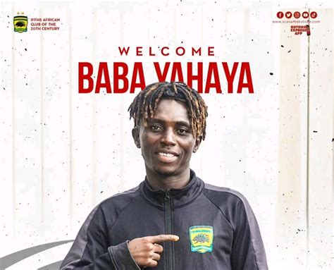 Asante Kotoko Officially Announce Baba Yahaya Signing Footy Dreams