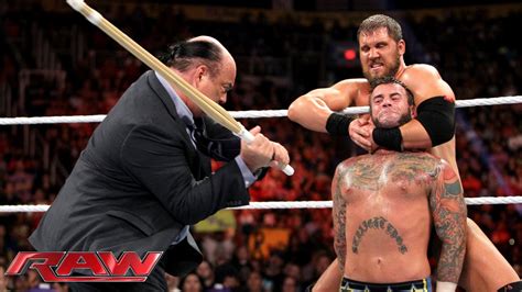 Cm Punk Vs Curtis Axel Wwe App Vote Match Raw August