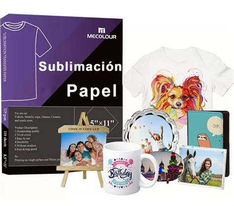 Papel Para Sublimación Premium 125g Mecolour 110 Hojas Meses Sin Interés