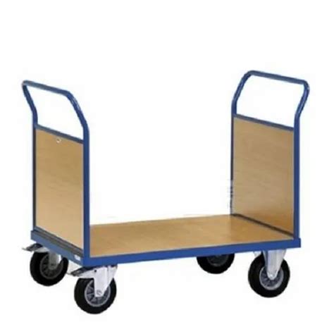 Smc Mild Steel Two Side Support Platform Trolley Load Capacity Kg