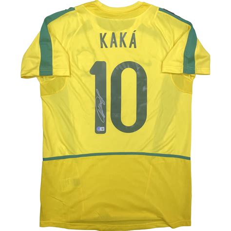 Soccer – Kaka Signed & Framed Brazil Jersey (Beckett Hologram ...