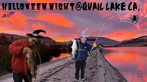 Bass Fishing On Foot On Halloween Night 2022 Quail Lake Ca🎃 Youtube