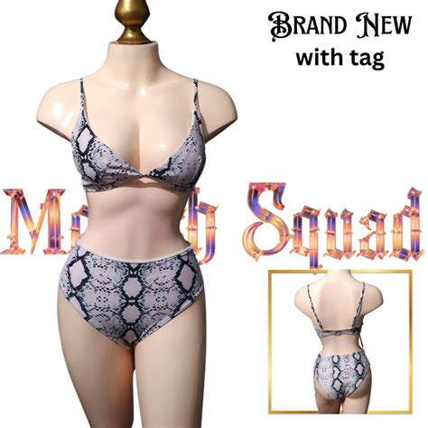 COD Bnew W Tag Sexy Pc Bikini Two Piece Swimsuit Highwaist Bikini Bottom High Waist Bikini