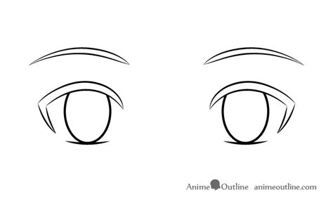 How to Draw Anime Eyes (Normal Expression) - AnimeOutline