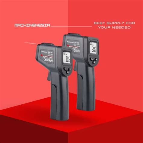 Jual Thermometer Digital Infrared Gun Laser Pengukur Suhu Panas Mesin