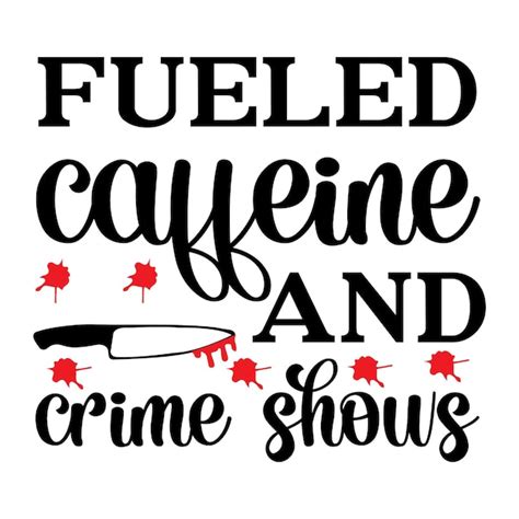 Premium Vector True Crime Shirt Svg