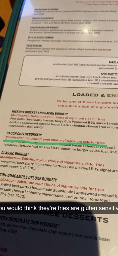 Gluten Free At Bj S Brewhouse 2024 Gluten Free Menu