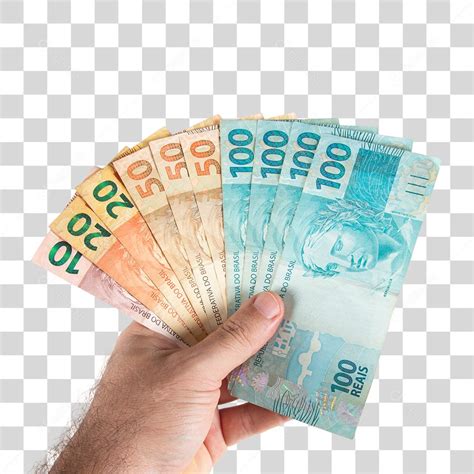 M O Segurando Dinheiro Nota De Reais Png Transparente Sem Fundo