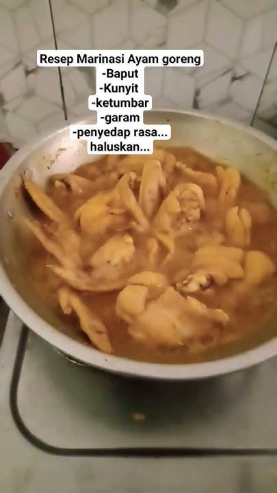 Resep Marinasi Ayam Gorengshortvideo Shortsfeed Shorts Viral