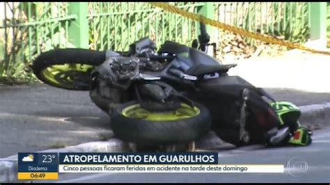 Moto Atropela E Deixa Pessoas Feridas Em Avenida De Guarulhos Na