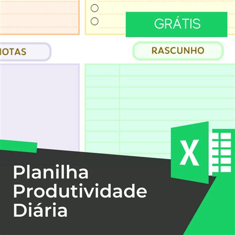 Planilha Produtividade Diária Grátis Smart Planilhas