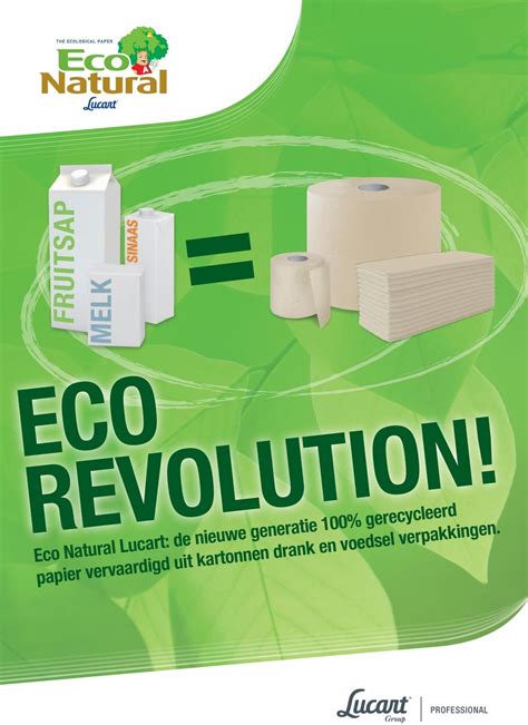 Eco Revolution Eco Natural Lucart De Nieuwe Generatie