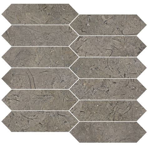 Castanea 1 34 X 6 12 Leather Picket Mosaic Pera Tile