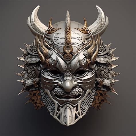 Samurai Mask Casco Samur I Japon S Foto Premium