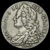 William Iii Early Milled Silver Octavo Crown First Bust Gf