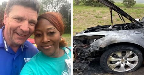 Good Samaritan Pulls Out Woman From Burning Car As Other Vehicles