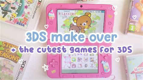 Kawaii Rilakkuma 3DS XL Make Over Cutest Games For 3DS Homebrew In