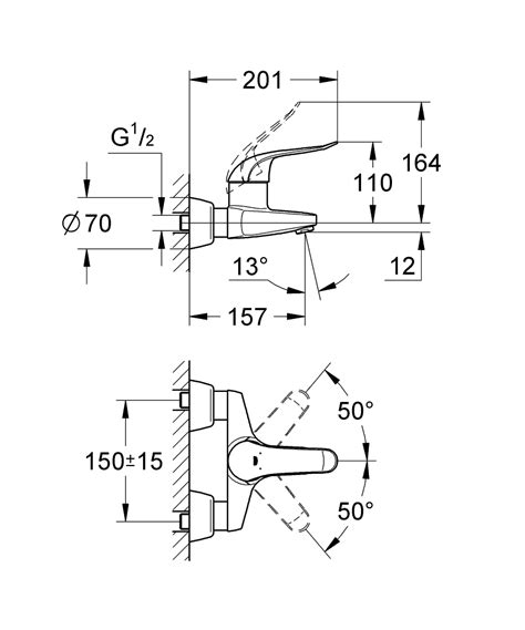 Euroeco Special Bateria Umywalkowa DN 15 GROHE