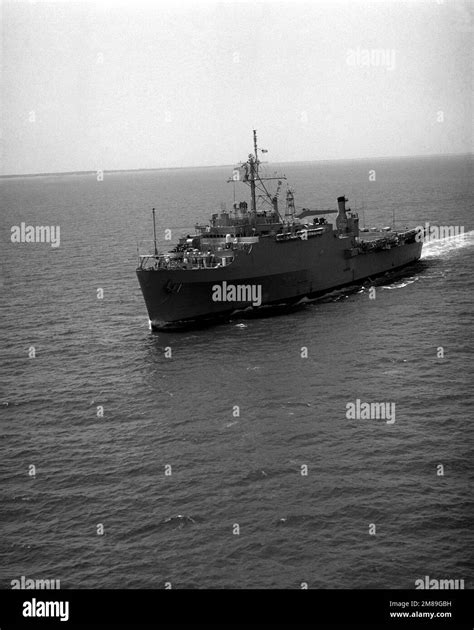 A Port Bow View Of The Amphibious Transport Dock USS Raleigh LPD 1