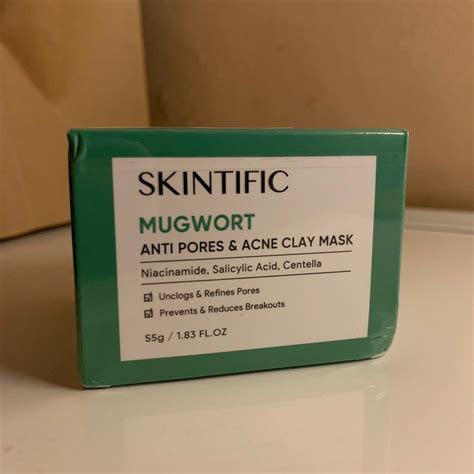 NEW Skintific Mugwort Clay Mask 55 Gr Kesehatan Kecantikan Kulit