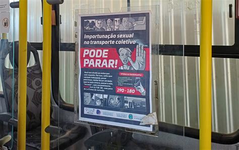 Campanha Mira Combate Importuna O Sexual No Transporte Coletivo