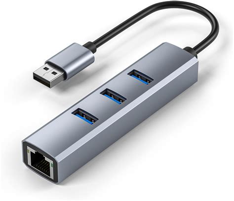 Vunvooker Usb To Ethernet Adapter Usb Hub With Rj Gigabit