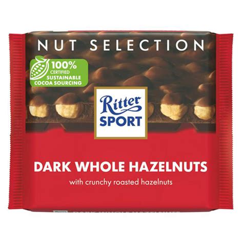 Ritter Sport Dark Whole Hazelnuts G Supersavings