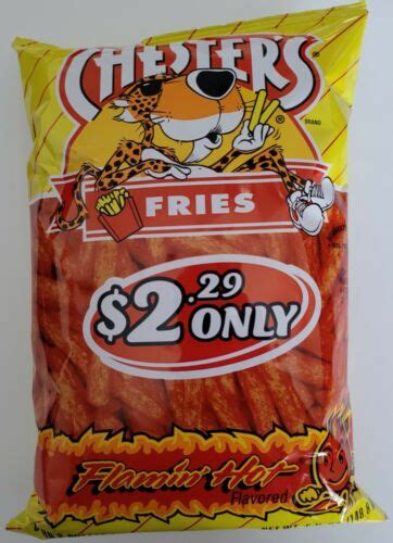 New Chesters Flamin Hot Fries Snack 525 Oz Bag Ebay