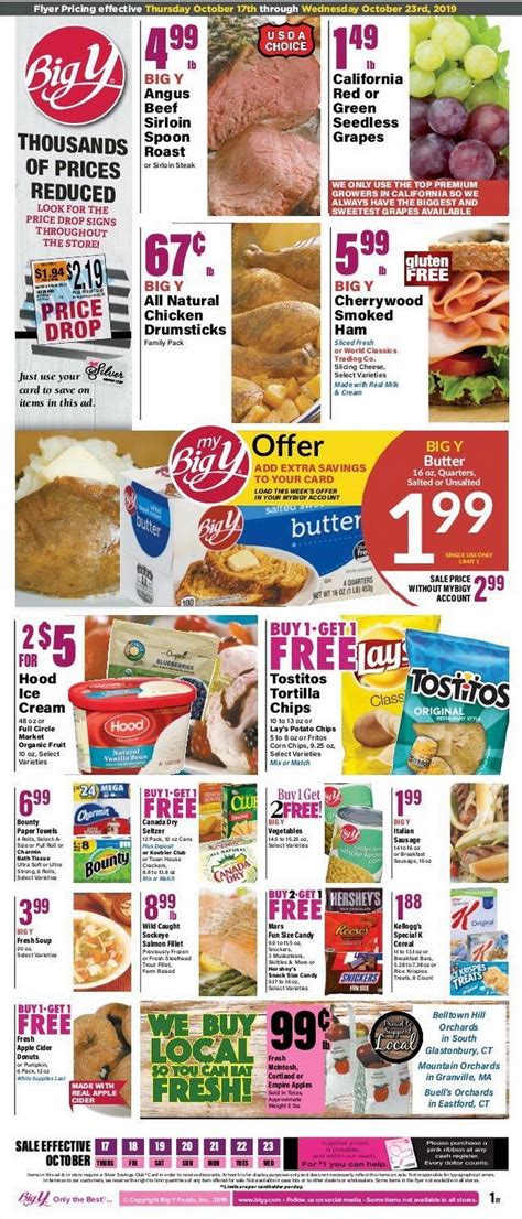 Big Y Weekly Ad Oct 17 Oct 23 2019